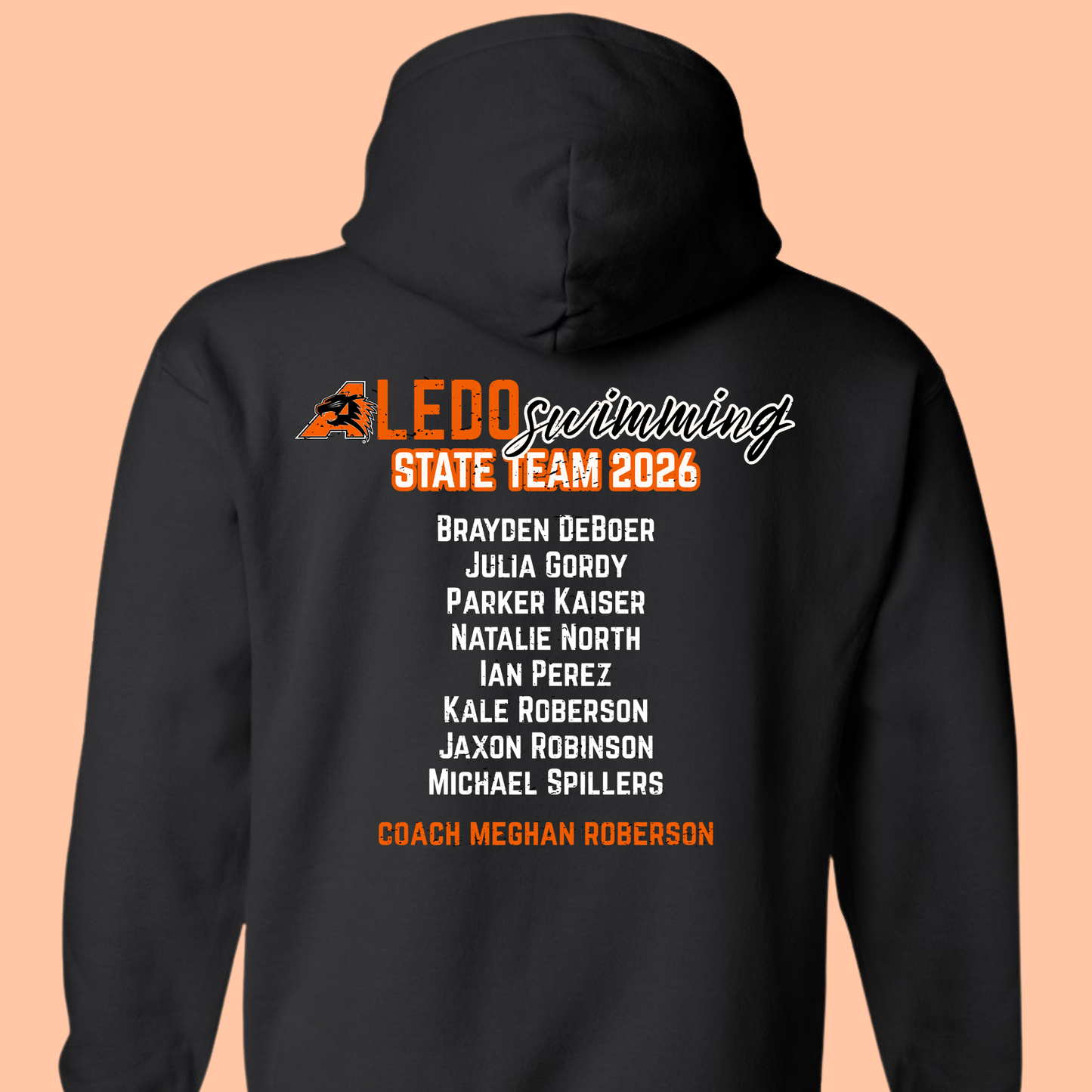 Aledo Swim State 2026 Hoodie