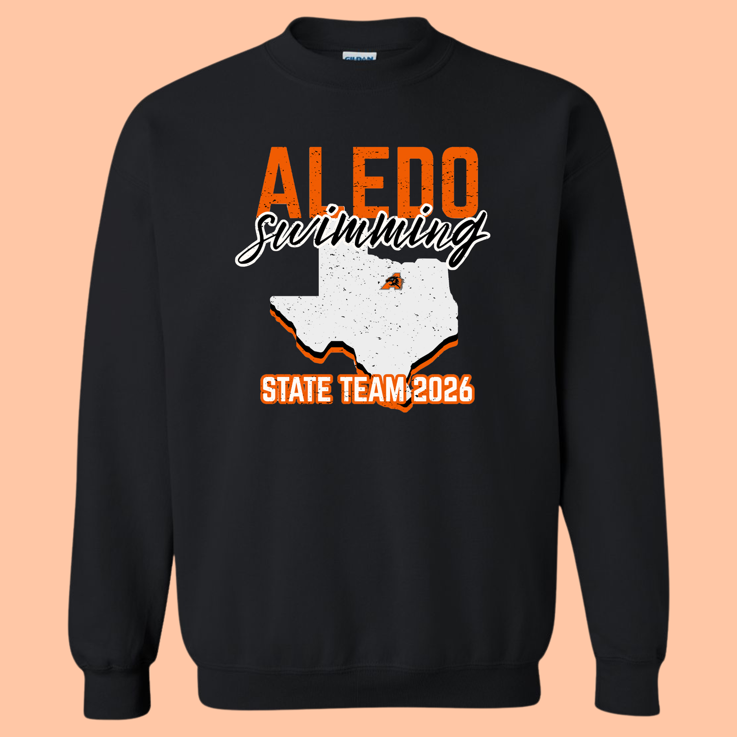 Aledo Swim State 2026 Crewneck Sweatshirt