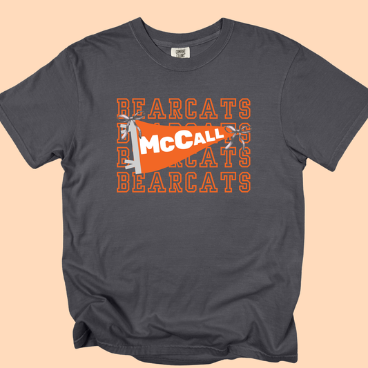 McCall Pennant Flag Dark Gray Tee