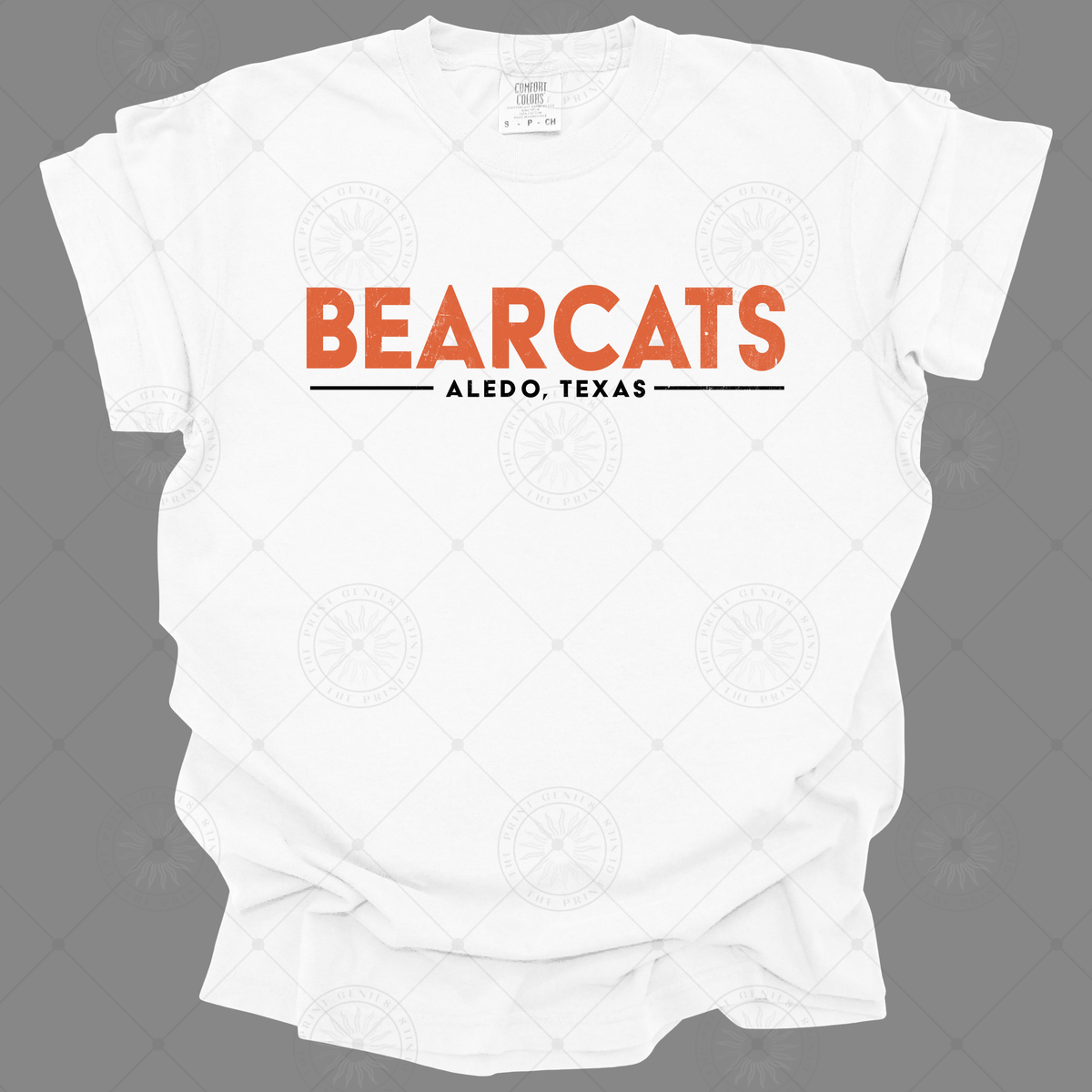Bearcats Vintage Spirit Tee | Aledo TX Distressed Comfort Colors Shirt