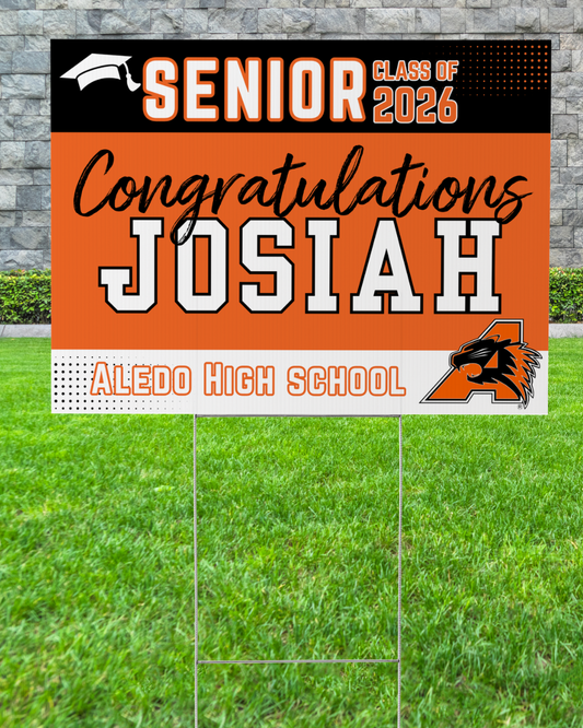 Senior Class of 2026 Yard Sign