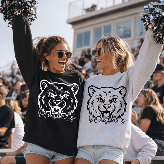 Bearcats Modern Mascot Tee & Sweatshirt