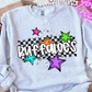 Bright Checkered Star Custom Mascots Shirt
