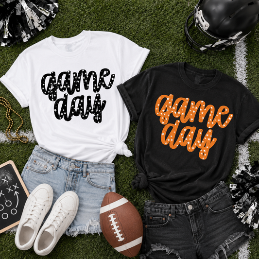 CUSTOM School Color Starry Game Day Tee