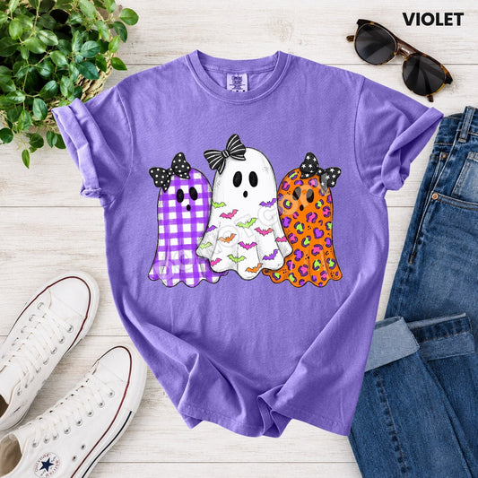 Neon Ghosts Halloween Tee
