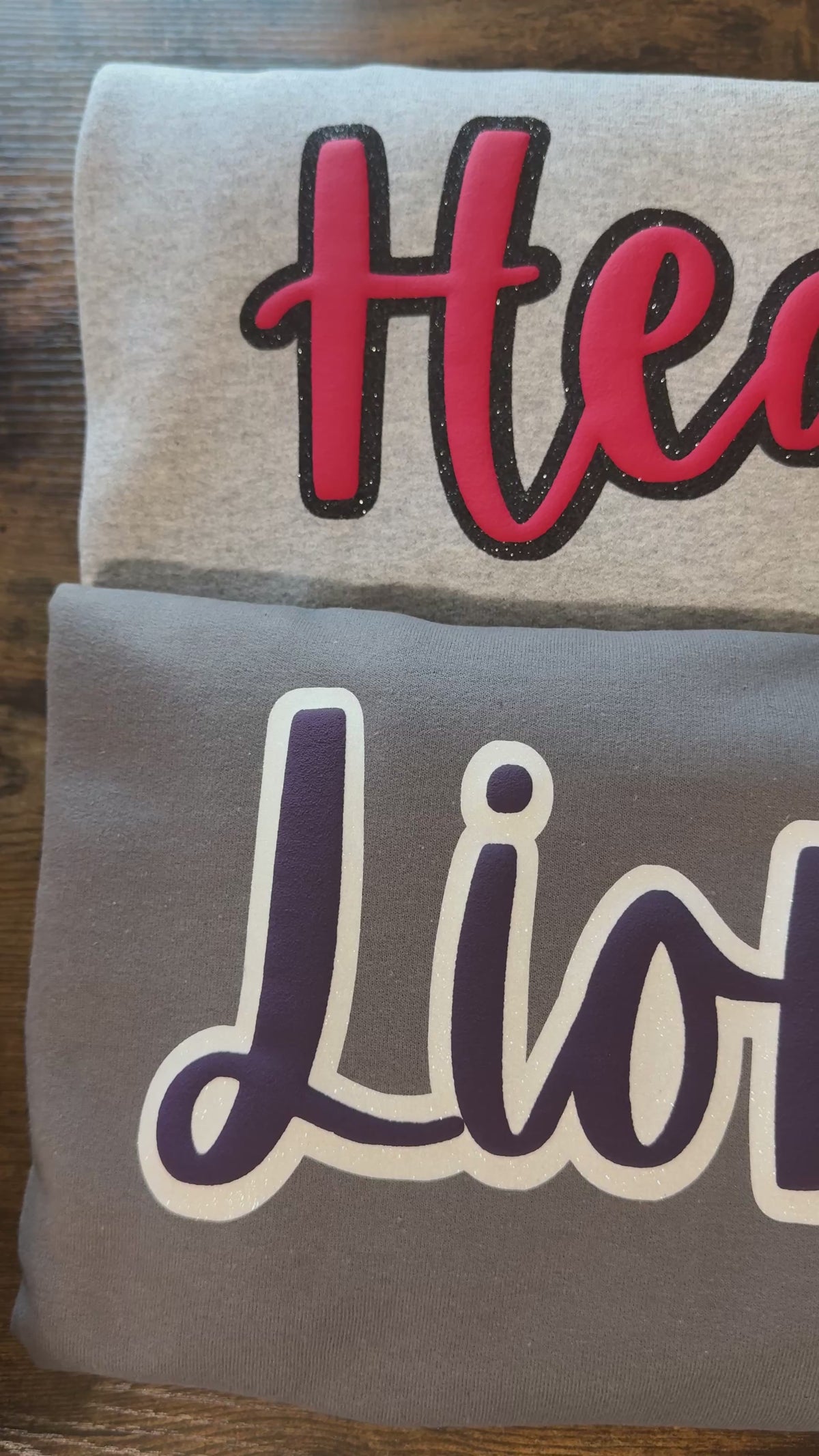 Customized 3d Puff Printed Shirts with Glitter – Personalized & Stylish