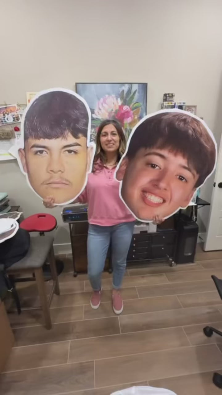 Big Head Fathead Custom Face Cutouts