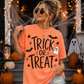 Orange Trick or Treat Halloween Tee